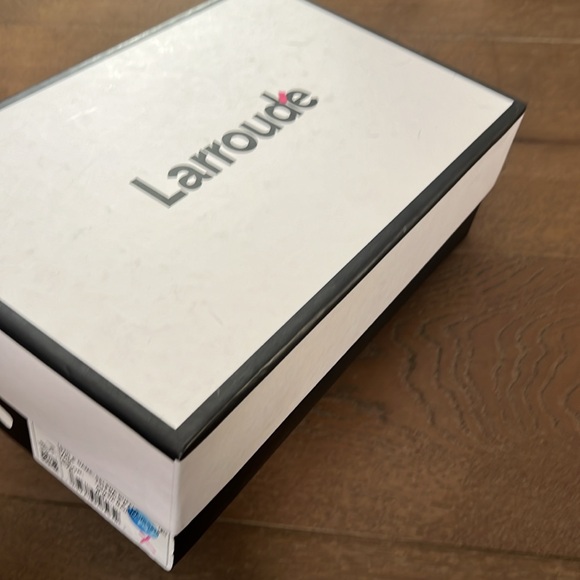 NEW Larroude Orange Selena Ruffle Sandal NWB - Picture 13 of 13